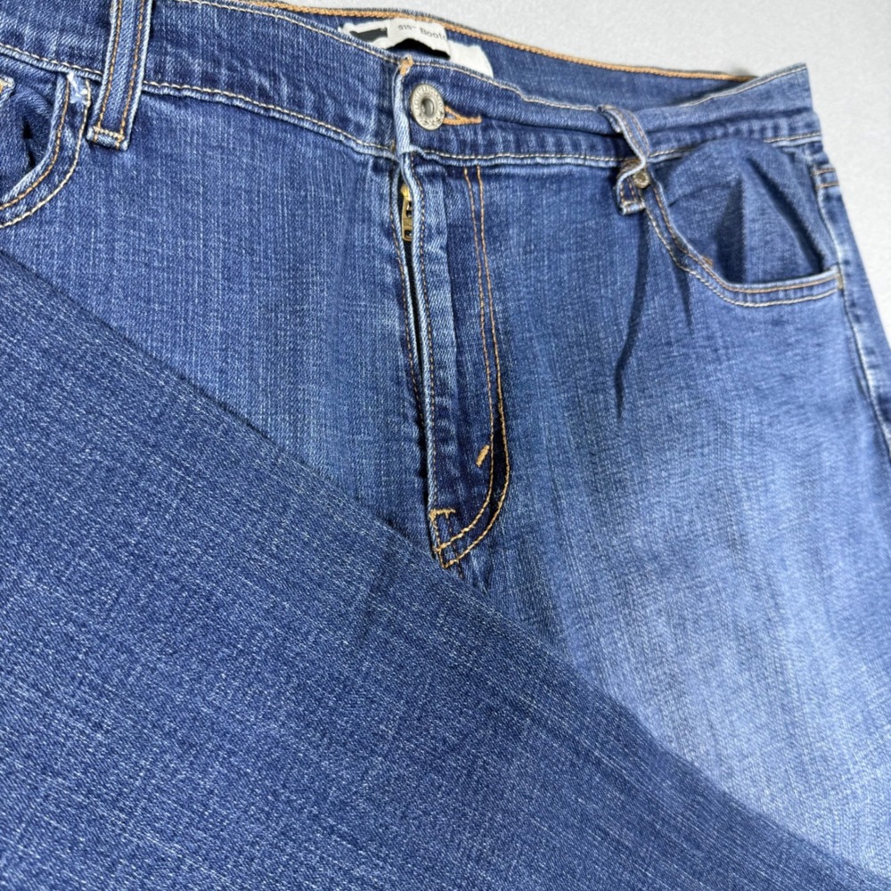 Levis Bootcut Jeans Womens 16M Medium Wash Blue Denim Stretch Pants